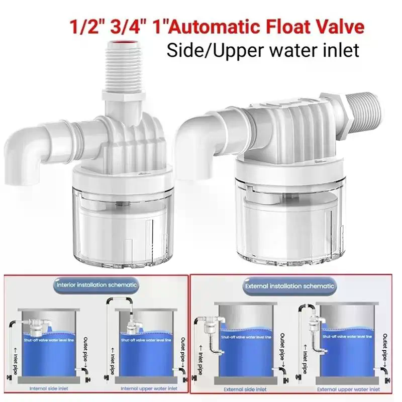 Float Ball Valve - Automatyczny zawór regulacji poziomu wody 1/2