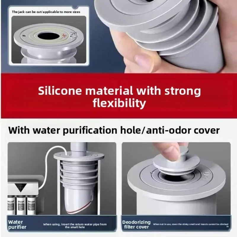 Silikonowy korek do odpływu, u – Drain Pipe Clip recenzja i cena