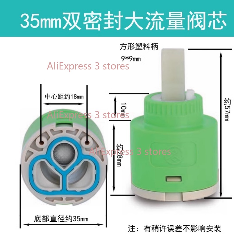 1 sztuk 35/40mm wymiana cerami – Basin Mixer Cartridge recenzja i cena